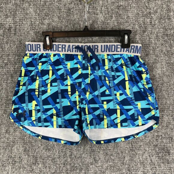 Under Armour Shorts Girls Extra Large Gym/Running Loose‎ Heatgear Activewear - Picture 1 of 8